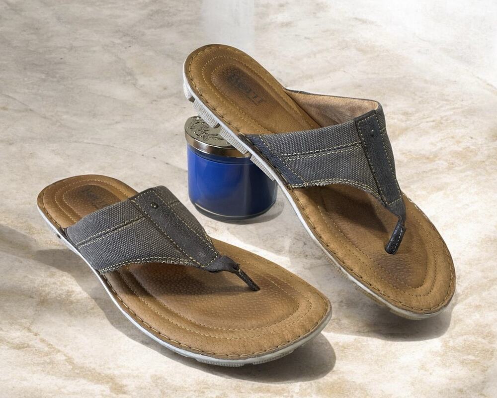 BORN Brown Leather Thong Flip Flop Sandals Men’s Size 14/47 Sandal Casual Shoes